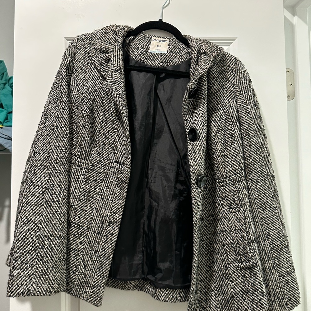 Old Navy Herringbone Pea Coat